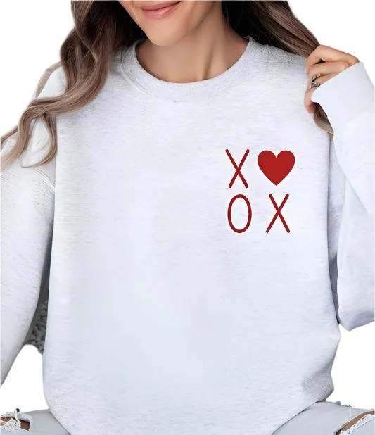 XOXO Valentines Pocket Oversized Sweatshirt