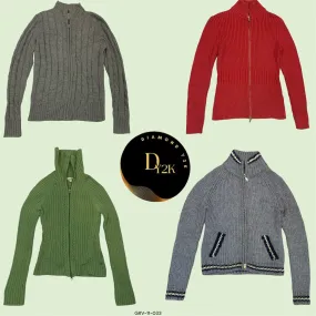 Y2K Single Zip Sweater – Iconic Nostalgic Style (GRV-11-033)