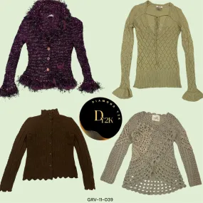 Y2K Vibe Knit Sweater – Perfect for Vintage Lovers (GRV-11-039)