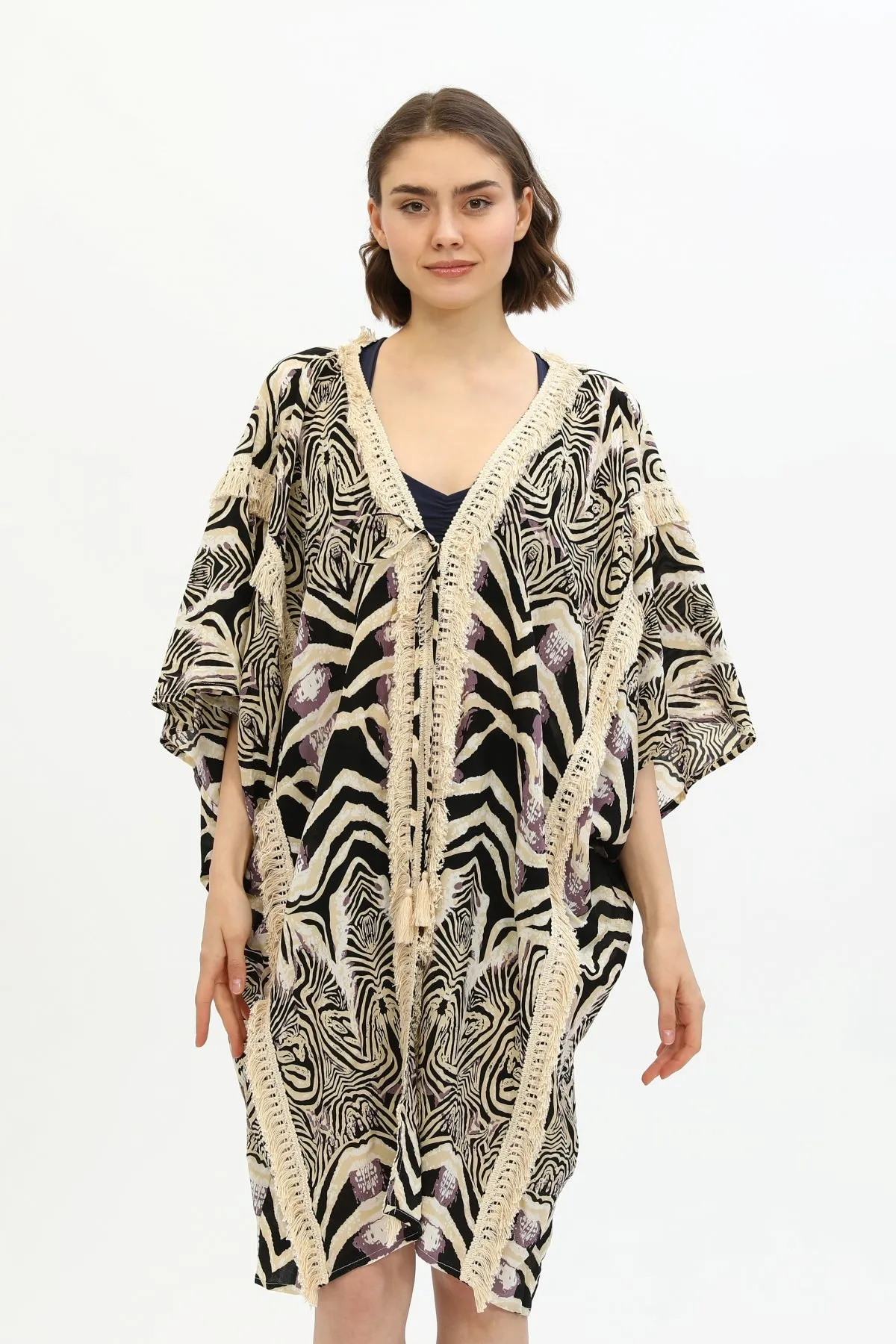Zada Moroc Jkt Midi / Zebra Natural 