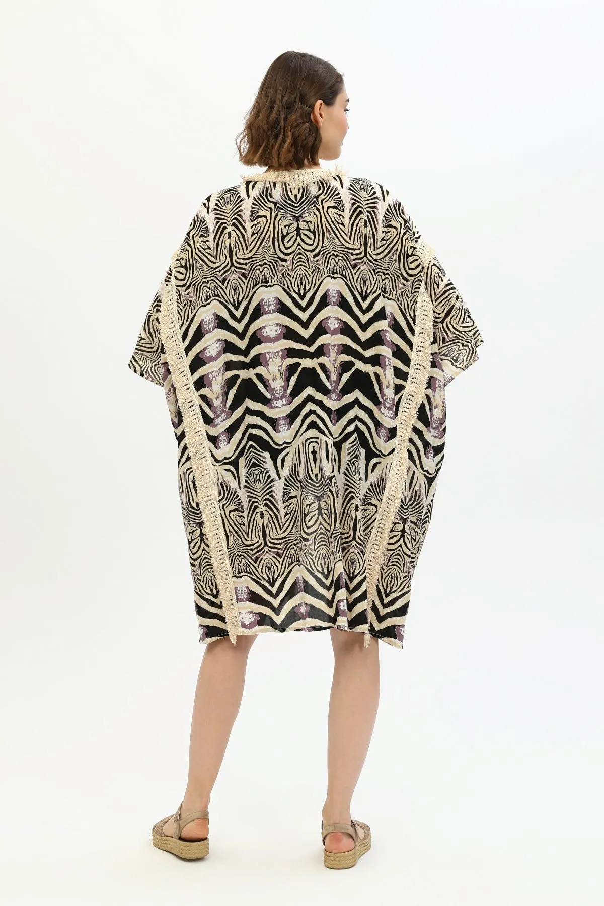 Zada Moroc Jkt Midi / Zebra Natural 